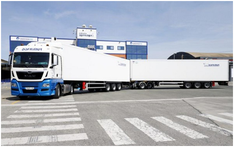 世界上最大的冷藏卡车在西班牙被推出